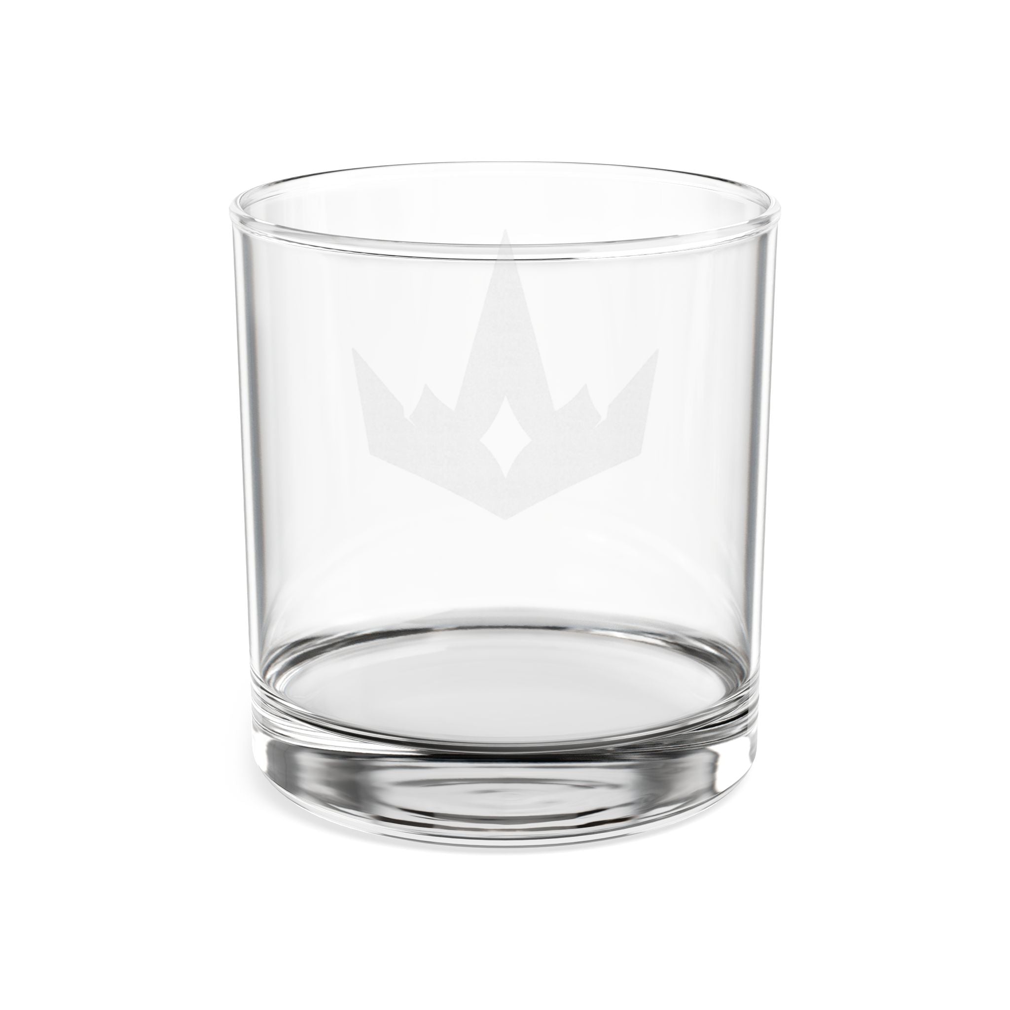 Exclusive Crown Engraved Whiskey Glass