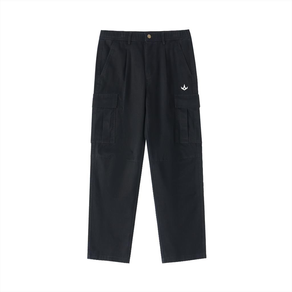Elastic-Waist Cargo Pants