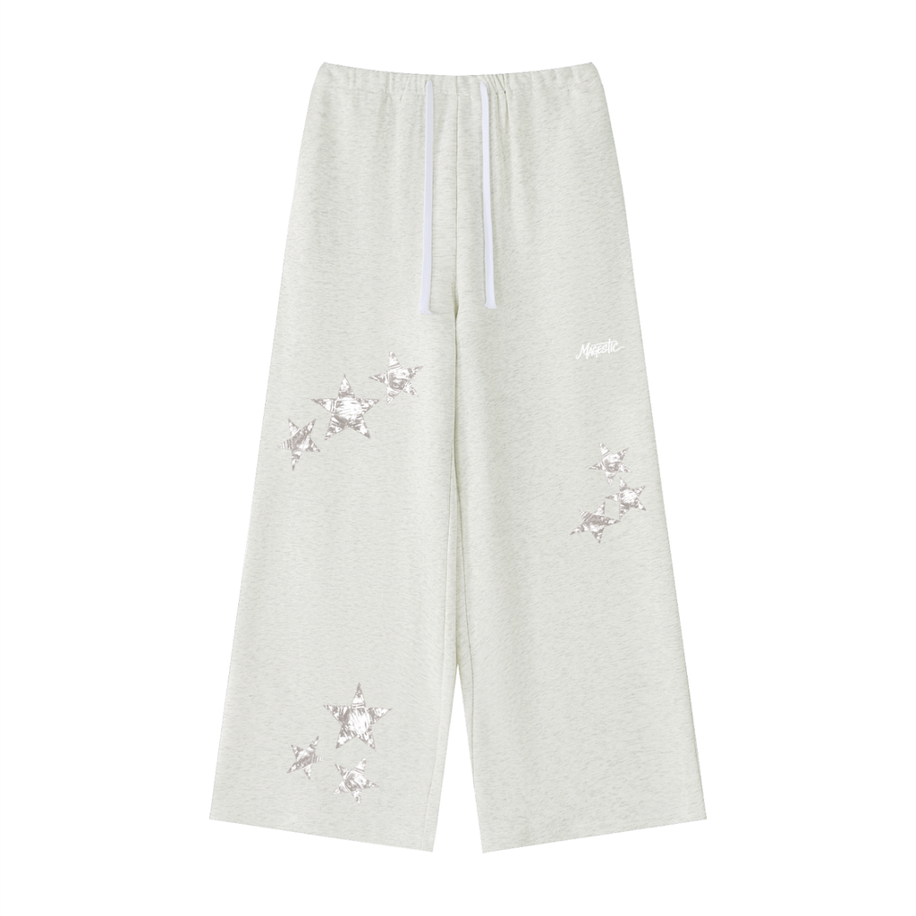 Star Wide Leg Sweatpants