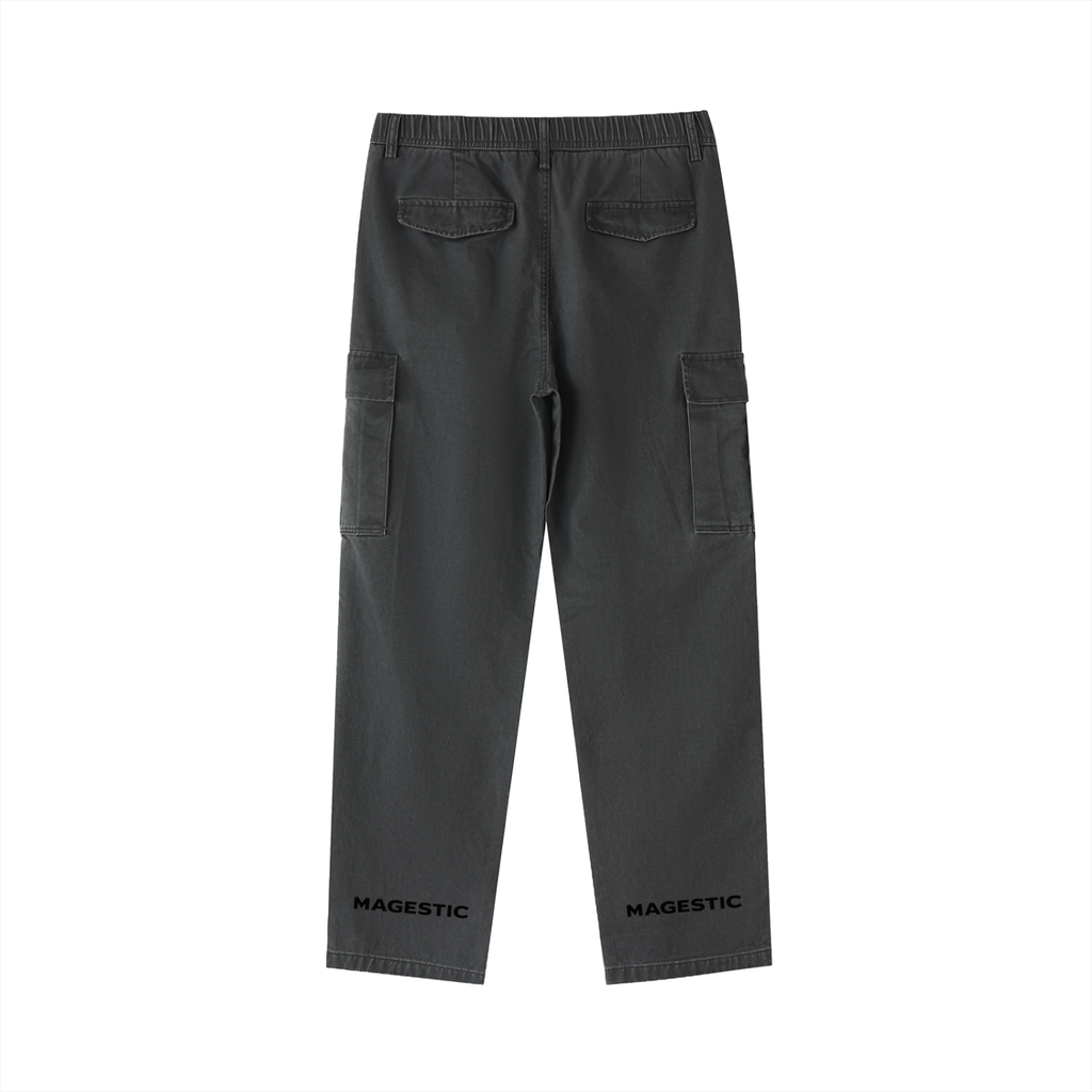 Elastic-Waist Cargo Pants
