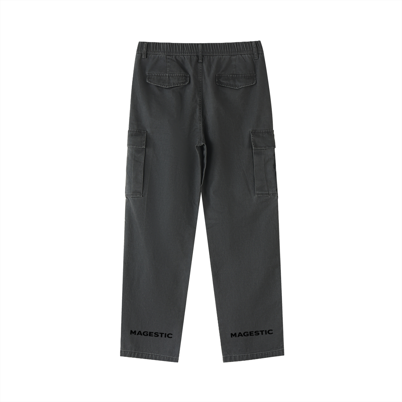 Elastic-Waist Cargo Pants