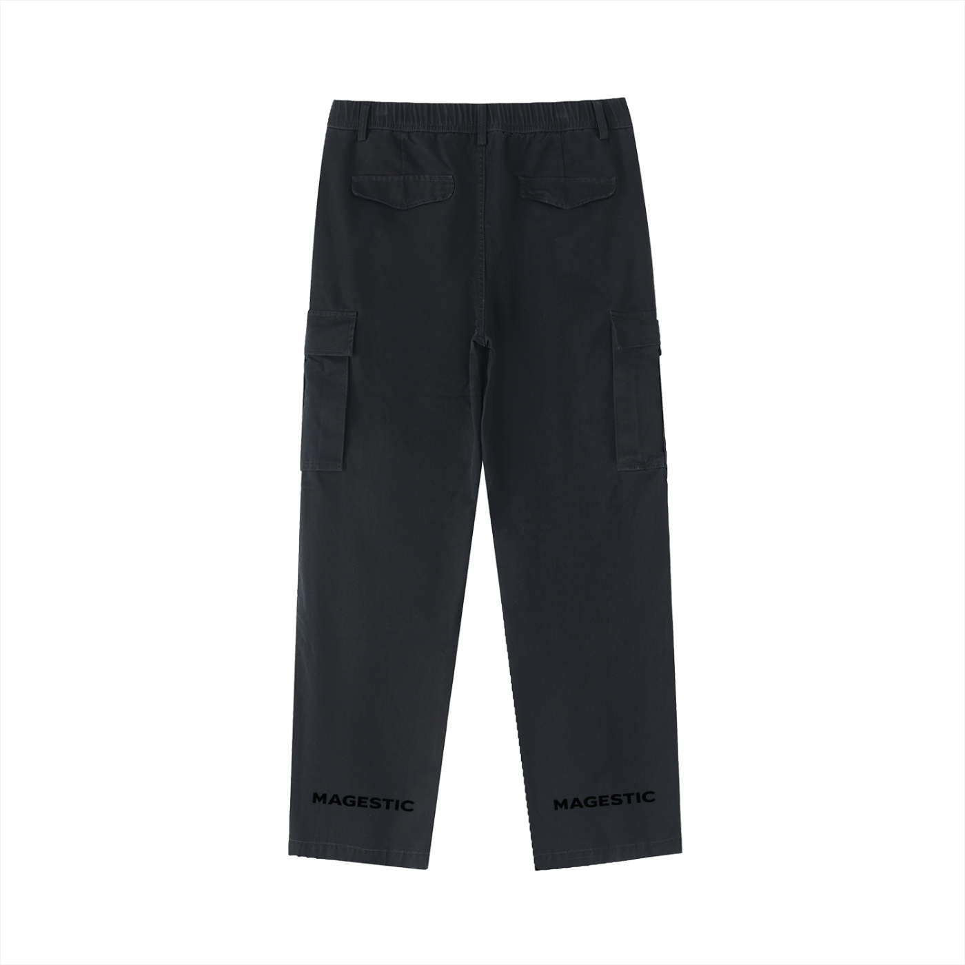 Elastic-Waist Cargo Pants