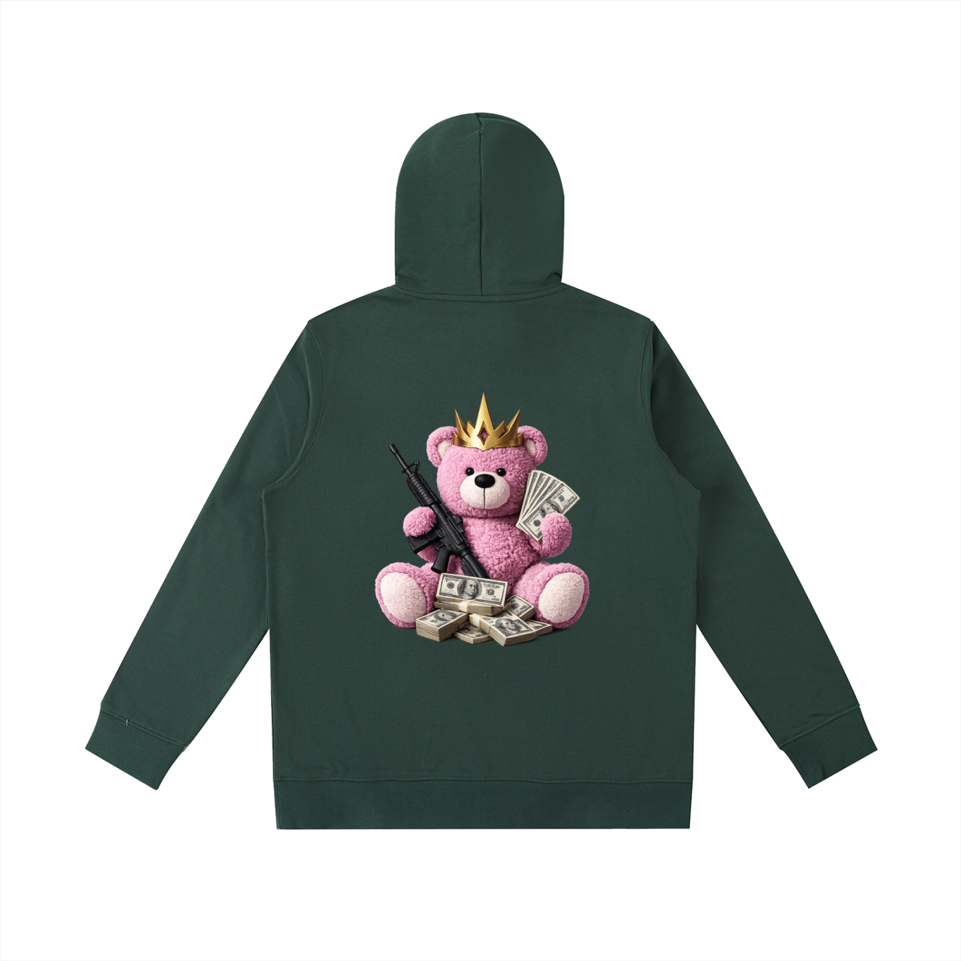 Pink Teddy Gunz & Fundz Oversized Hoodie