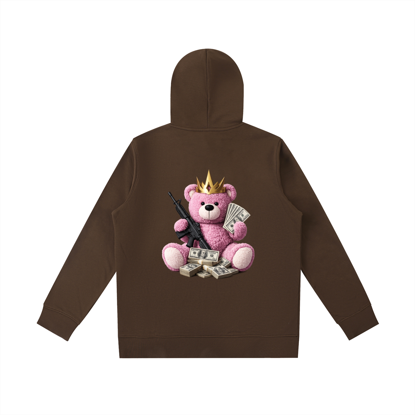 Pink Teddy Gunz & Fundz Oversized Hoodie