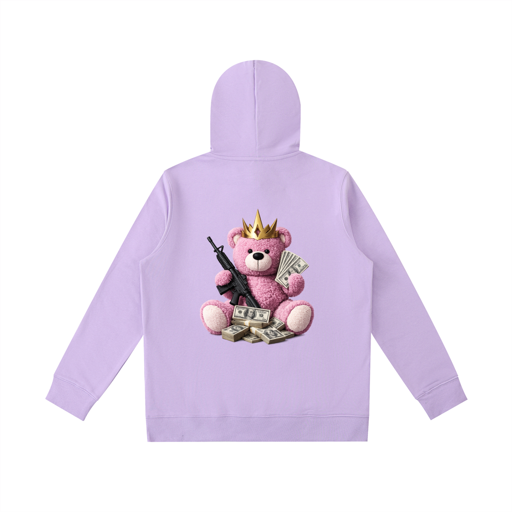 Pink Teddy Gunz & Fundz Oversized Hoodie