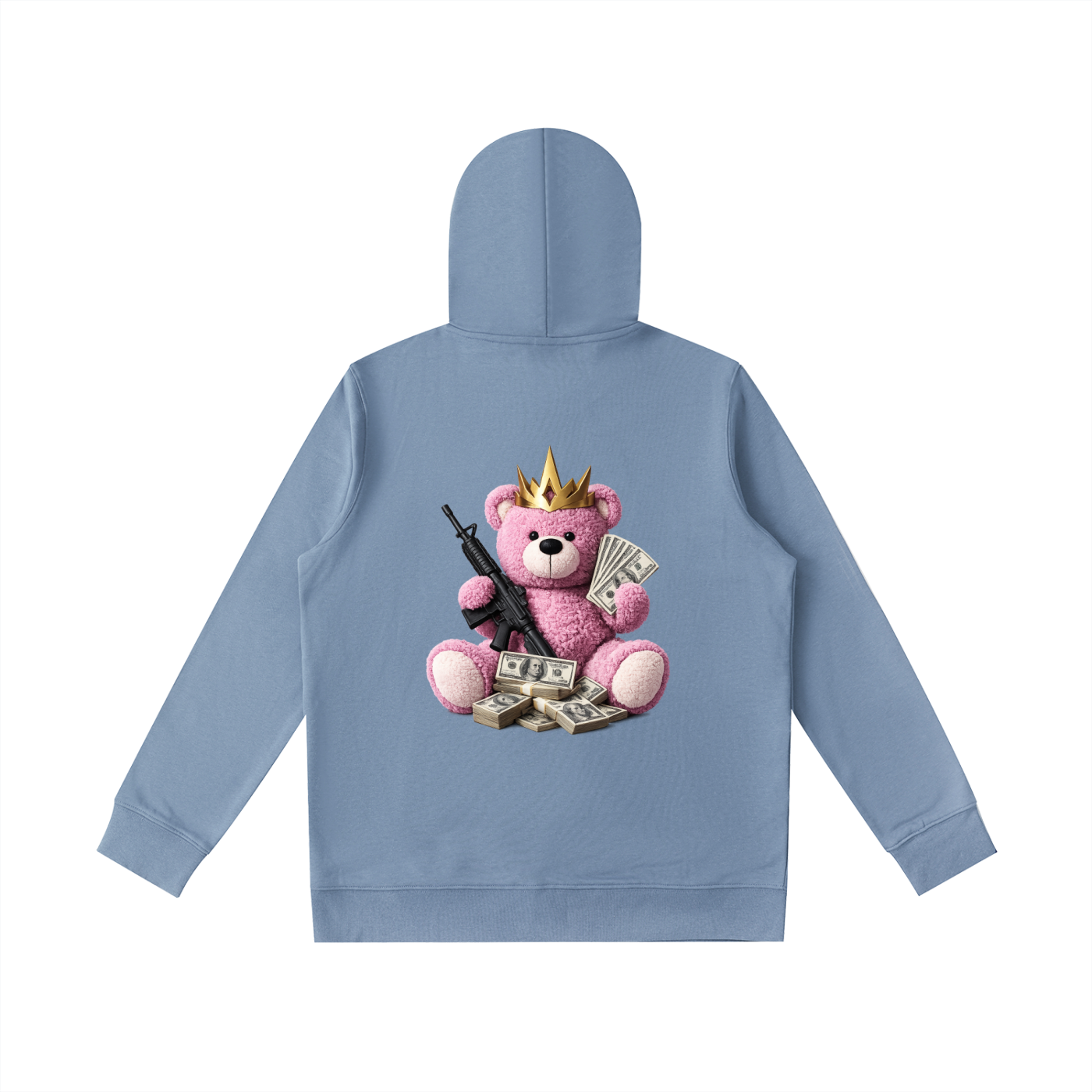 Pink Teddy Gunz & Fundz Oversized Hoodie