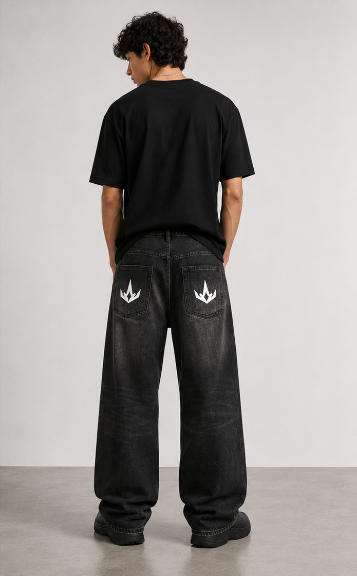 Dark Wash Heavyweight Denim Jeans