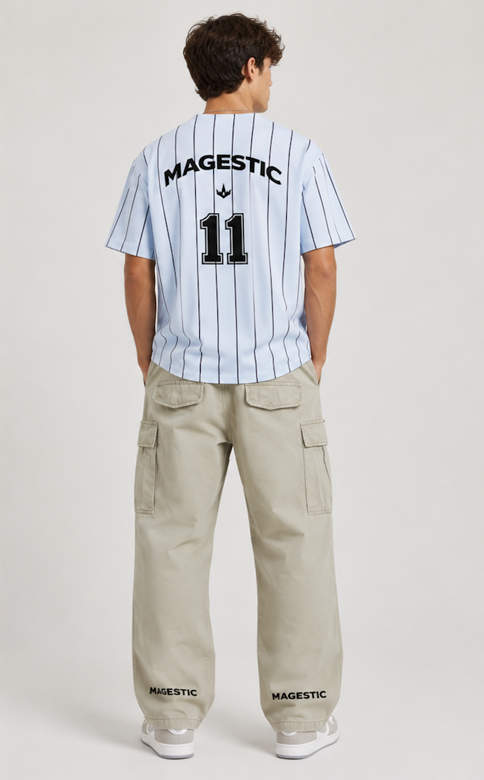 Elastic-Waist Cargo Pants