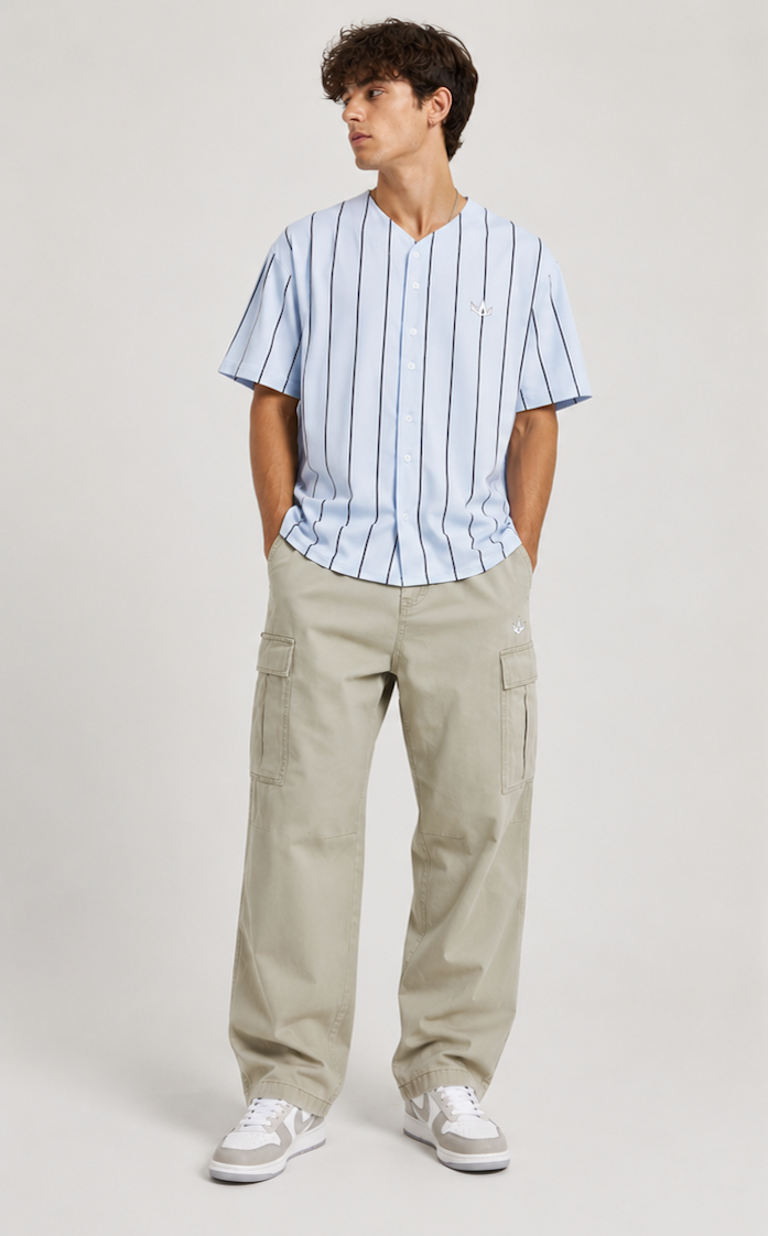 Elastic-Waist Cargo Pants