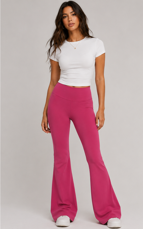High-Waisted Flare Leggings