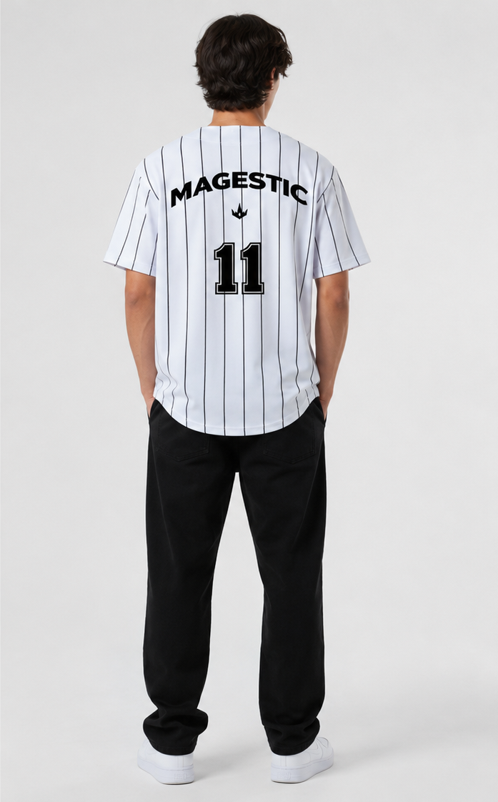 Pinstripe Baseball Jersey