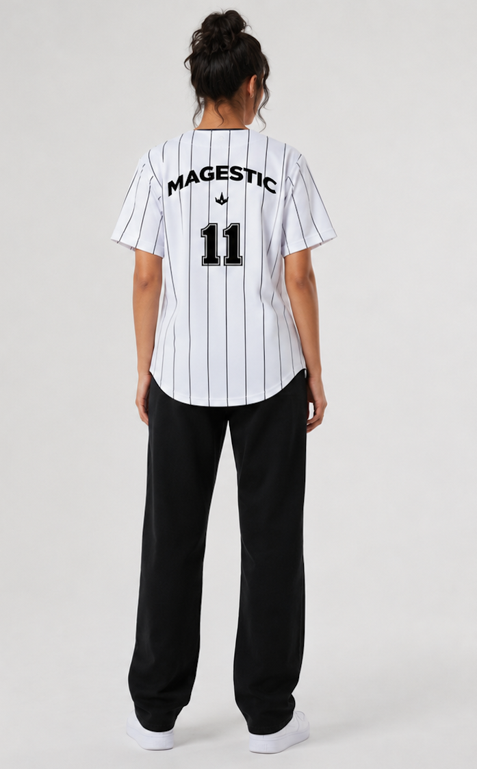 Pinstripe Baseball Jersey