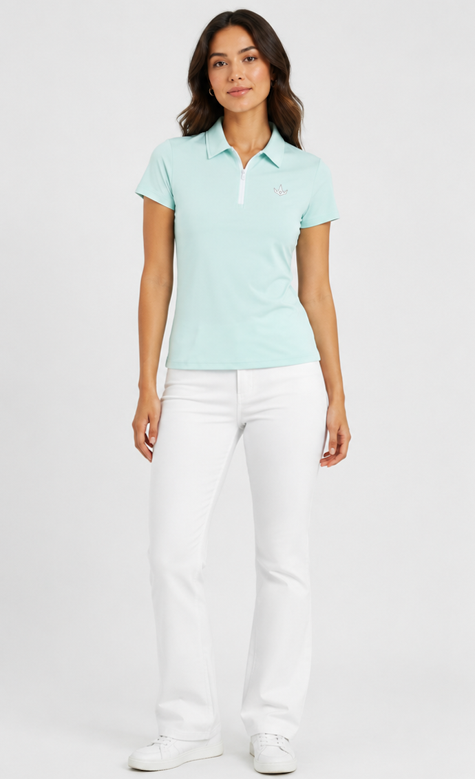 Quarter-Zip Polo Shirt