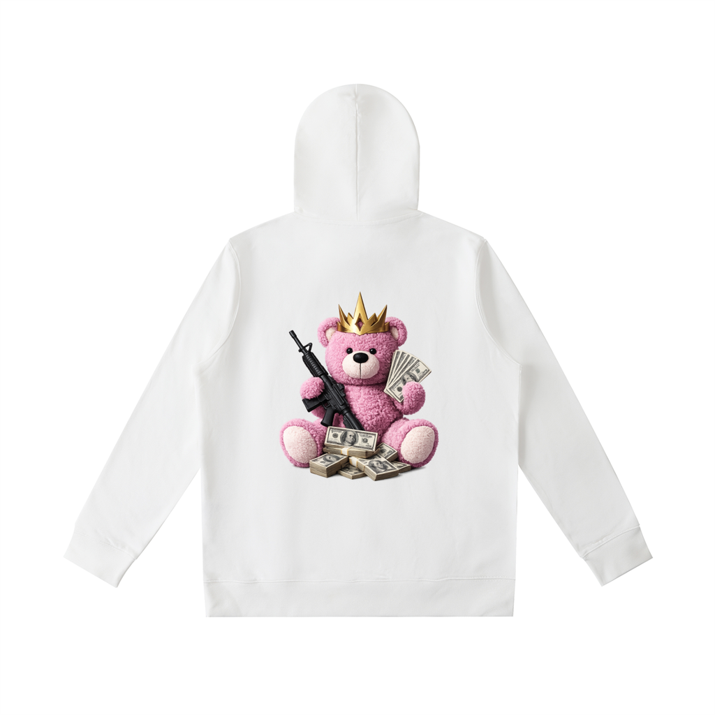 Pink Teddy Gunz & Fundz Oversized Hoodie