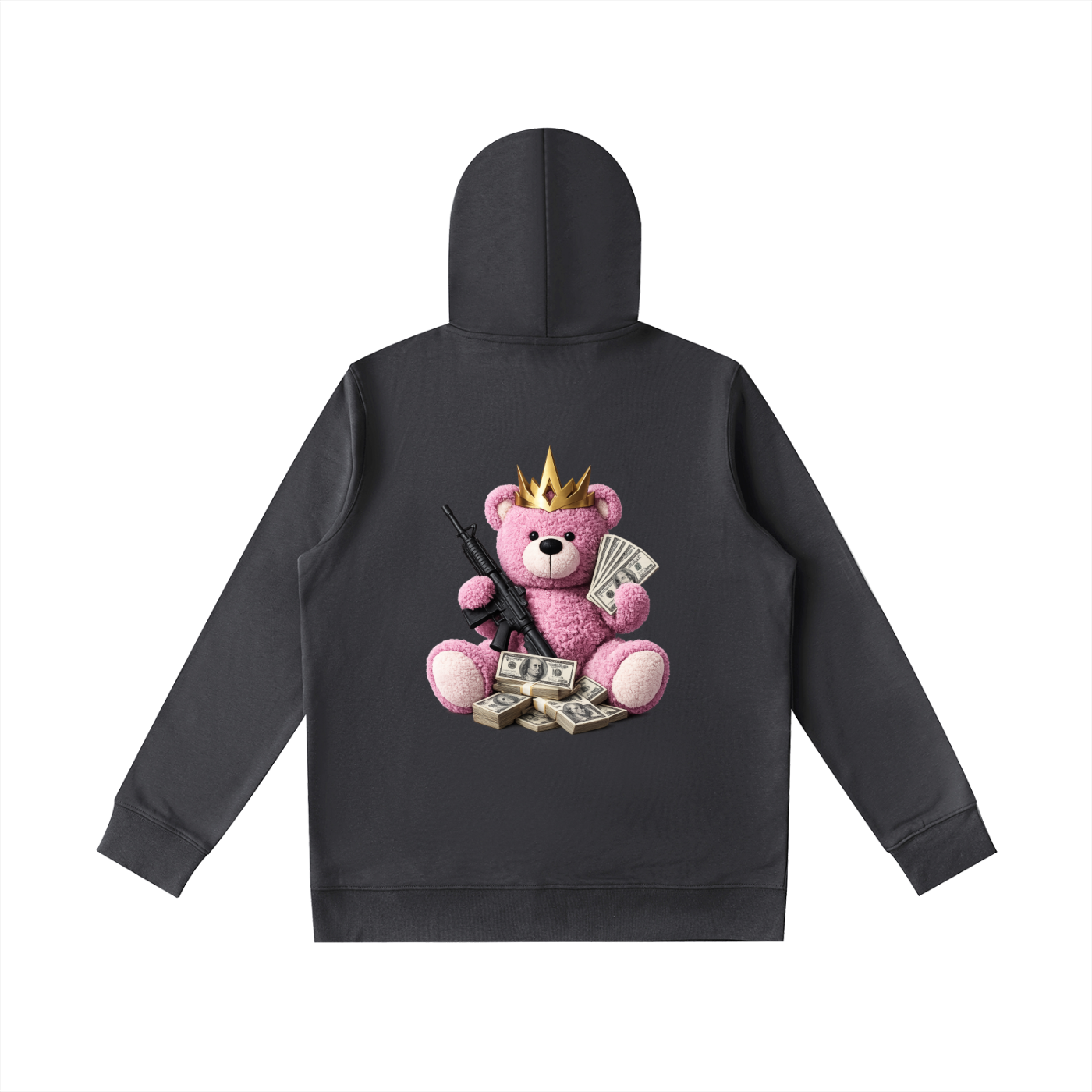 Pink Teddy Gunz & Fundz Oversized Hoodie