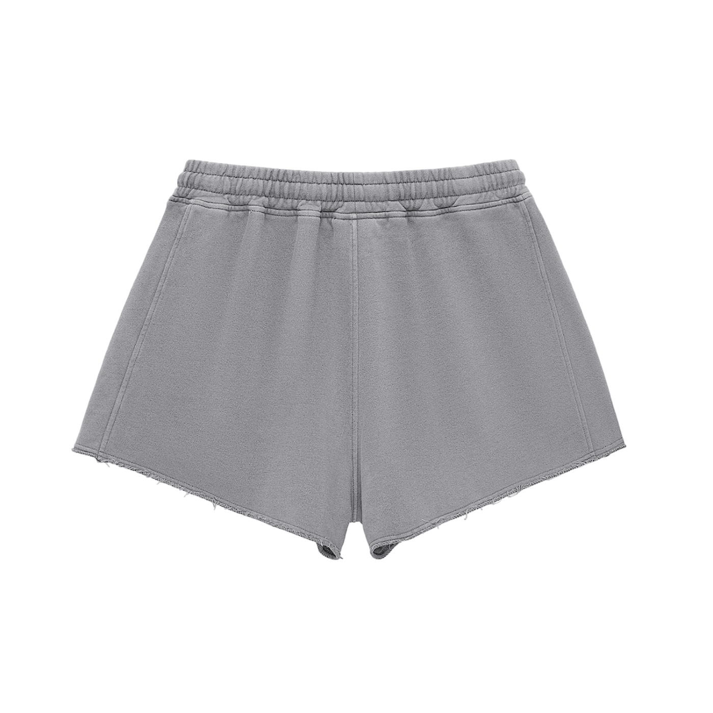 Star Raw Edge Drawstring Shorts
