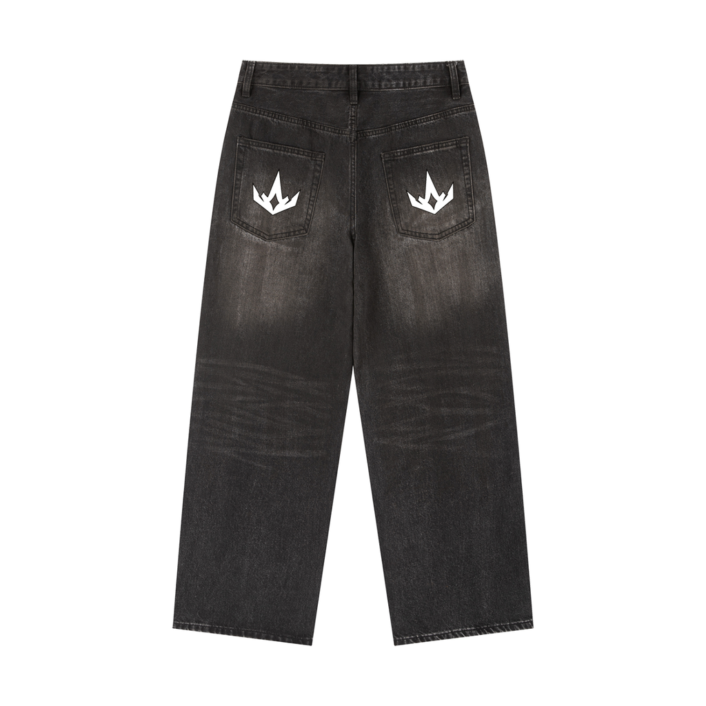Dark Wash Heavyweight Denim Jeans