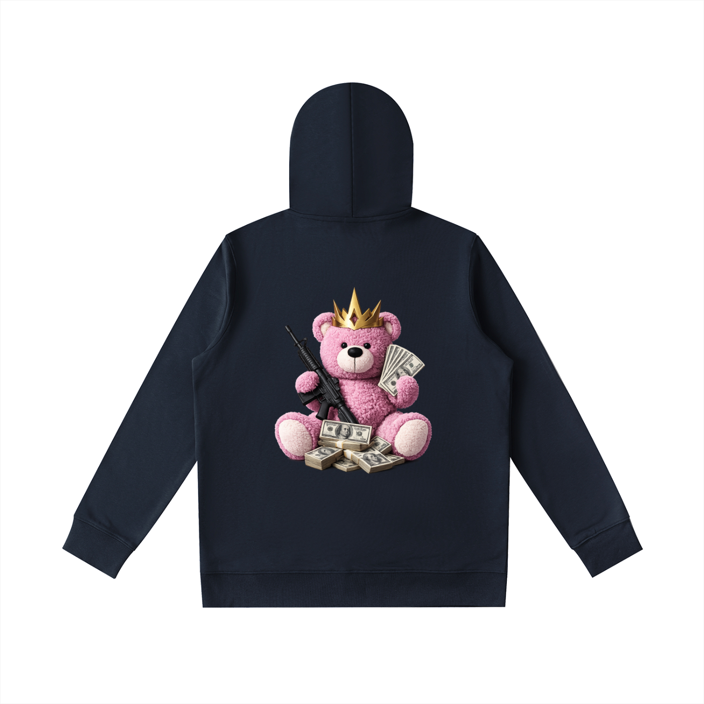 Pink Teddy Gunz & Fundz Oversized Hoodie