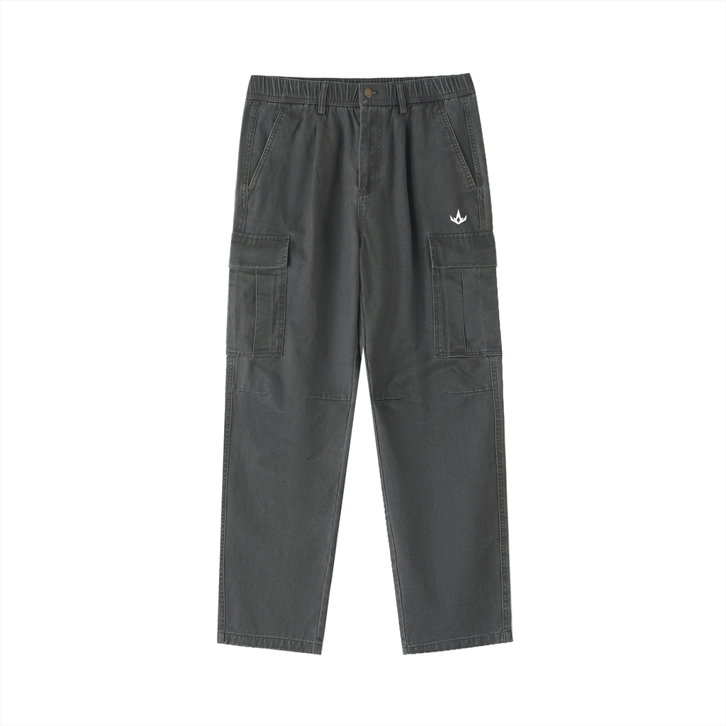 Elastic-Waist Cargo Pants