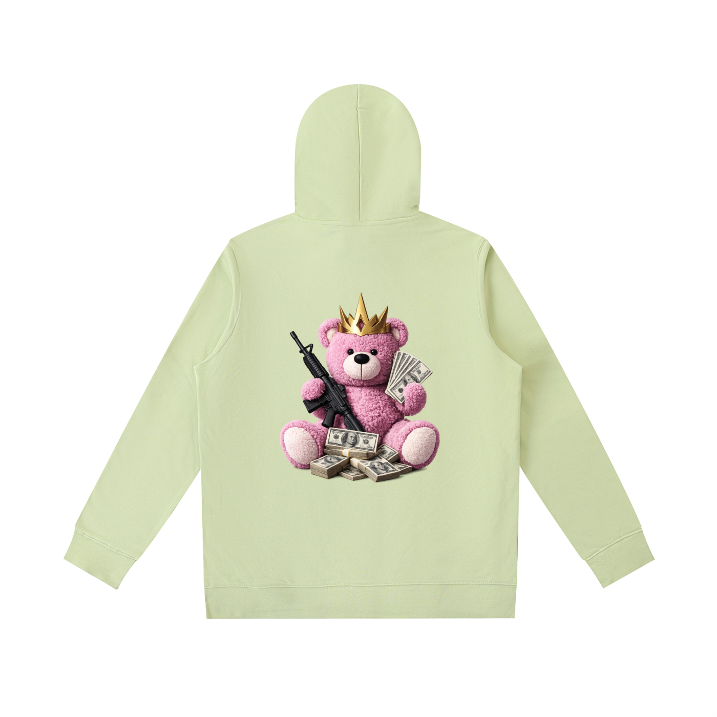 Pink Teddy Gunz & Fundz Oversized Hoodie